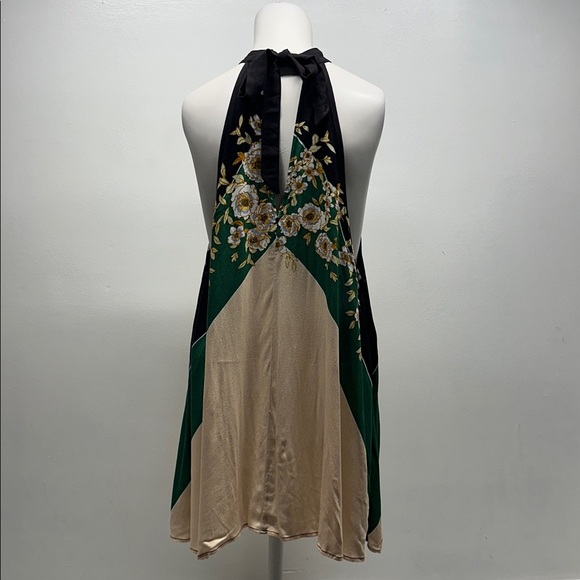 Free People Beat of My Heart Tunic Mini Dress Halter Sleeveless Floral Small - Picture 5 of 13